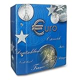 SAFE 7822 B1 - 2 Euro Münzen 2004-2013 TOPset Sammelalbum Aller EU Länder- Münzsammelalbum für Ihre Coin Collection - inkl. 10 Albumblättern Nr. 7854 mit Patentvorrichtung