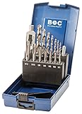 Bohrcraft Gewindebohrer Set HSS-G in ABS-Box EGB15-K / M3 - M12 / 15-teilig / 41201330015