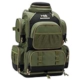 Bassdash Fishing Tackle Backpack Leichte Taktische Umhängetasche Soft Tackle Box mit schützender Regenhülle