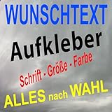 cartattoo4you® AP-02995 | WUNSCHTEXT Aufkleber Text selbst gestalten Autoaufkleber Car Sticker Kleber Namen Buchstaben Schriftzug Briefkasten Spruch Tuning Motorrad Boot Mülltonne ab 18