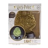 Harry Potter 3D Leuchte Icon Light Hogwarts Crest bedruckt, aus Kunststoff, in Geschenkverpackung. PP5919HP Gold