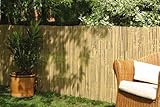 DE-COmmerce® Bambus Zaun Sichtschutz CALAMA extra gehärtet (HxB) 180 x 500 cm Balkonsichtschutz, Gartenzaun, Sichtschutzzaun für Garten, Terrasse, Balk