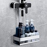 ZUNTO Duschablage zum Hängen - Duschregal Edelstahl Duschkorb Ohne Bohren zum Einhängen am Thermostat-armatur für Badezimmer