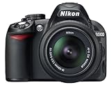 Nikon D3100 SLR-Digitalkamera (14 Megapixel, Live View, Full-HD-Videofunktion) Kit inkl. AF-S DX 18-55 VR Objektiv schwarz