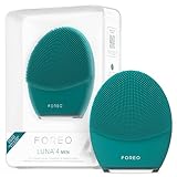 FOREO LUNA 4 MEN Gesichtsreinigungsbürste für Haut und Bart & straffende Massage - Anti Aging-Pflege - Verbessert Aufnahme von Gesichtspflegeprodukten - App-Verbindung - USB-aufladbar - Wasserdicht