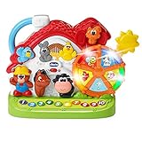 Chicco Sprechender Bauernhof Bilinguales Italienisch/Englisch Kinderspielzeug mit Tieren, Licht und Geräuschen, 3 Spielmöglichkeiten, Elektronisches Lernspielzeug - Babyspielzeug 1-4 Jahre