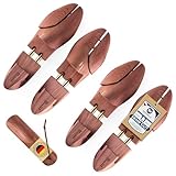 Blumtal - TESTSIEGER - Damen und Herren Premium Schuhspanner aus Zedernholz inkl. Schuhlöffel, Schuhdehner mit ergonomischem Design - 1, 2 oder 5