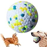 Interaktives Hundespielzeug Ball,Hundespielzeug Unzerstörbar Ball,Hundespielball,Gummibälle für Hunde,Hundeball für Große und Kleine Hunde (Grün)