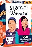 Edition Michael Fischer / EMF Verlag Kartenspiel: Strong Women: Das Quizspiel mit 64 Porträts, Zitaten und Fragen über mutige Frauen: Jane Goodall, Michelle Obama, Rosa Park