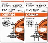 Osram H7 Longlife High Tech 12V 55W PX26d 64210L Lampen Autolampen Glühlampen , 2er Pack