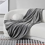 BEDSURE Kuscheldecke Sofa Decken grau - XL Fleecedecke für Couch weich und warm, Wohndecke flauschig 150x200 cm als Sofadecke Couchdecke