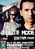 Depeche Mode - Exciter Tour, Frankfurt 2001 » Konzertplakat/Premium Poster | Live Konzert Veranstaltung | DIN A1 «