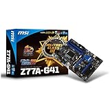 MSI Z77A-G41 Mainboard Sockel 1155 (ATX, Intel Z77, DDR3 Speicher, VGA, HDMI, USB 3.0)