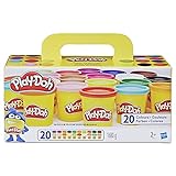 Play-Doh A7924EUC Super Farbenset (20er Pack), Knete für fantasievolles und kreatives Spielen