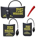 WANYI 3 Stück Montagekissen luftkissen Air Wedge Pump luftkissenheber hebekissen hebekissen für möbel türfutter montageset, Belastung bis 300 kg