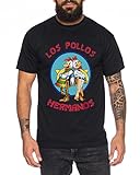 WhyKiki Los Pollos Herren T-Shirt Hermanos Bad Heisenberg Breaking, Schwarz, XL