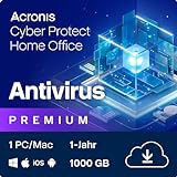 Acronis Cyber Protect Home Office 2023 | Premium | 1 TB Cloud-Speicher | 1 PC/Mac | 1 Jahr | Windows/Mac/Android/iOS | Internet Security inkl. Backup | Aktivierungscode per Email