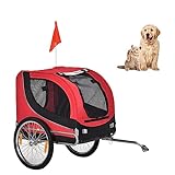 Hunde-Fahrradanhänger Aus Stahl, Transportwagen Für Haustiere, Für Fahrradausrüstung, Wasserabweisend, Für Reisen