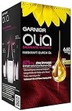Garnier Olia Haar Coloration Intensiv Rot 6.60 / Färbung für Haare enthält 60% Blumen-Öle für intensive Farbkraft - Ohne Ammoniak, 3er Pack