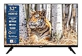 JVC LT-32VHE5155 32 Zoll Fernseher/Smart TV (HD Ready, HDR, Triple-Tuner, Bluetooth) - Inkl. 6 Monate HD+