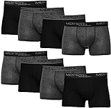MERISH Boxershorts Herren 8er Pack S-5XL Unterwäsche Unterhosen Männer Men (L, 216e 8er Set Mehrfarbig)