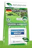 Rasen Nachsaat 1kg - Grassamen SEHR GUT getestet - Rasensamen schnellkeimend aus Deutschland für 40qm - Zuverlässige Rasennachsaat - Rasensaat zur Reparatur für Ihren Traumrasen