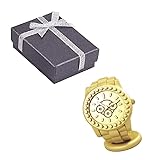Monopoly Gold Uhr Token und Geschenkbox Emoji Metall Seltenes Sammlerstück