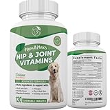PIPPA AND MAX Nahrungsergänzungsmittel für Hunde | 120 Kapseln | Glucosamin & natürliches Chondroitin, Grünlippmuschel & Vitamin C