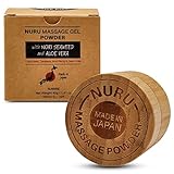 Nuru Massage-Gel-Therapie-Pulver, 40 g, Sumire Edition, Nori Seetang & Aloe Vera, hergestellt in Japan, frei von Parabenen & Glycerin, ergibt 4 Liter, farblos