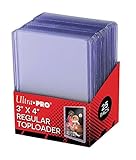25 Ultra Pro Toploader - Ultra Clear - Regular - Top Loader - 3' x 4'
