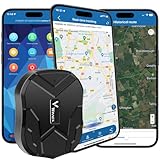 Winnes GPS Tracker Ohne ABO GPS Tracker Auto 90 Tage Lange Standby Geofencing Mehreren Alarmen Magnetisch und Wasserdicht mit Kostenloser App