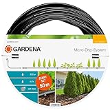 Gardena Start Set Pflanzreihen L: Micro-Drip-Gartenbewässerungssystem zur schonenden, wassersparenden Bewässerung von Reihenpflanzungen (13013-20)
