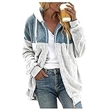 GFPGNDFHG Had Tuch Winter Kiz Hoodie Basic Langarmshirt Damen Women Coat Kapuzenweste Damen Oversize Jacke Damen Vintage Regenjacke Schwarz Damen Pulli Herbst Damen Kaputzensweatshirtjacke Damen