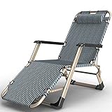 Sun Lounger Zero Gravity Chair für Campingreisen im Freien, Liege, verstellbare Rückenlehne, Stahlkonstruktion, bewegliches Kissen, ergonomischer Sessel