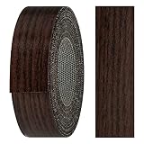 haggiy Kantenumleimer aus Melamin mit Schmelzkleber, 21 mm x 5 m | Umleimer zum Aufbügeln f. Regalbretter & Platten | Kantenband - Dekor: Weng