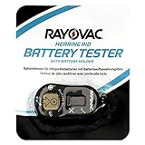 Rayovac Batterietester (für Hörgerätebatterien mit Batterieaufbewahrungsbox)