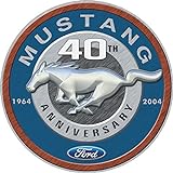 Ford Mustang 40. Jahrestag Metall Zeichen 300mm (sf)