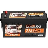 Solarbatterie 12V 260Ah EXAKT DCS Wohnmobil Versorgung Boot Solar Batterie ersetzt 220Ah 230Ah