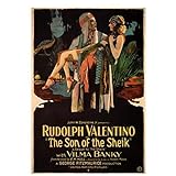 KYASDP Der Sohn des Scheichs Film Rudolph Valentino 1926 Poster Malerei Für Wohnkultur Druck Auf Leinwand-60X90Cm Ohne Rahmen