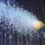 Gatling Bubble Machine|Bubble Gun Automatische LED Seifenblasenmaschine Pistole 69 Löcher 2022 Prime mit LED Seifenblasenmaschinen Spielzeug Pistole für Kinder Erwachsene Frauen Mädchen (Blau)