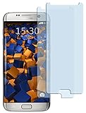 mumbi ECO Hart Glas Folie kompatibel mit Samsung Galaxy S7 Edge Panzerfolie, Schutzfolie Schutzglas (2X)