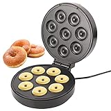 Mini Donut Maker | Mini Donut Maker mit 8 Löchern, Mini Donut Maker 1400 W, Mini Donut Maker für Frühstück, Snacks, Desserts geeignet für Cyhamse