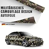 Design Auto-Folie Militärisches Camouflage 3D Car-Wrapping Luftkanäle blasenfrei 100x150cm