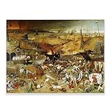 Pieter Bruegel der Ältere Druck – Der Triumph des Todes Poster – Renaissance-Gemälde, Wandkunst, modernes Kunstposter – für Zuhause, Büro, Arbeitszimmer, Dekoration, ungerahmt (30 x 40 cm)