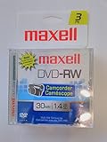 Maxell DVD-RW 3er-Pack Camcorder (30 min, 1,4 GB)