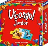 Kosmos 683429 Ubongo! Junior, rasantes Kinderspiel ab 5 Jahren, Knobelspaß und Legespiel, für 1-4 Personen, Brettspiel, Familienspiel, Geschenk zum Kindergeburtstag