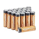 Amazon Basics AA-Alkalibatterien, leistungsstark, 1,5 V, 20 Stück (Aussehen kann variieren)