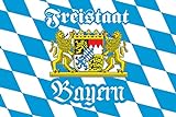 Geschenkeparadies 24 Deko Blechschild 20x30cm Freistaat Bayern Wappen