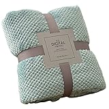YANFJHV Geeignet ist Plüschdecke, die Betten umarmt, leicht und weich für Sofas, Heimtextilien Wohnzimmerdecke Blau (F, One Size)