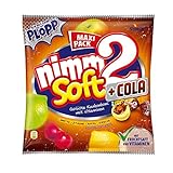nimm2 soft Cola (1 x 345g) / Kaubonbons mit Fruchtsaft und Vitaminen